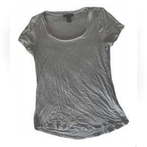 Light Gray White House Black Market Shirt, Size Small